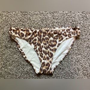 Aerie Leopard Print Swim Bottom